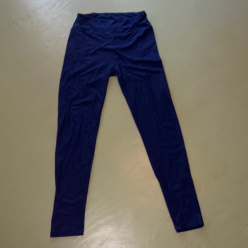 LuLaRoe Navy Leggings, NWOT